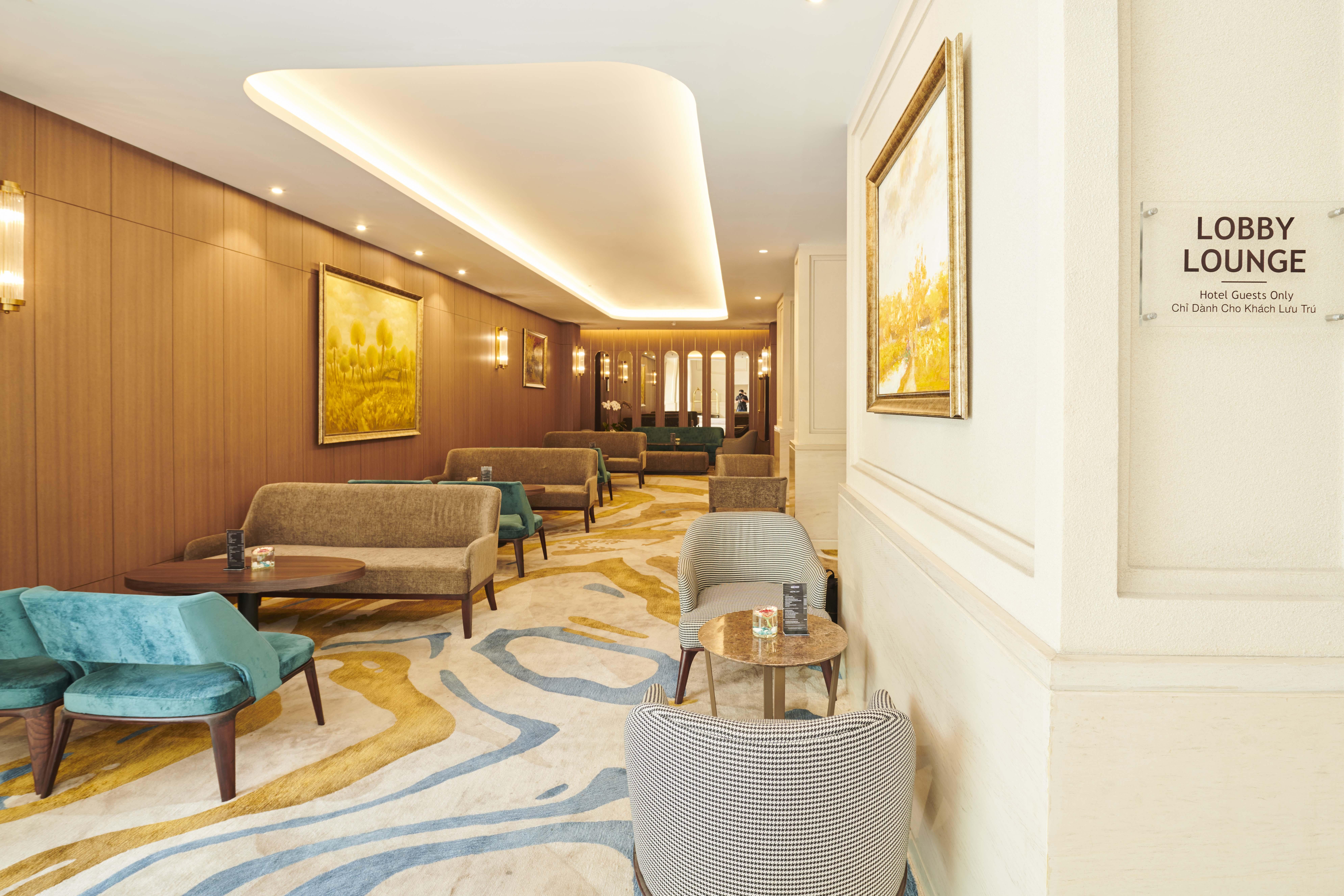 Eastin Grand Hotel Saigon Πόλη Χο Τσι Μινχ Εξωτερικό φωτογραφία The lobby lounge at the hotel