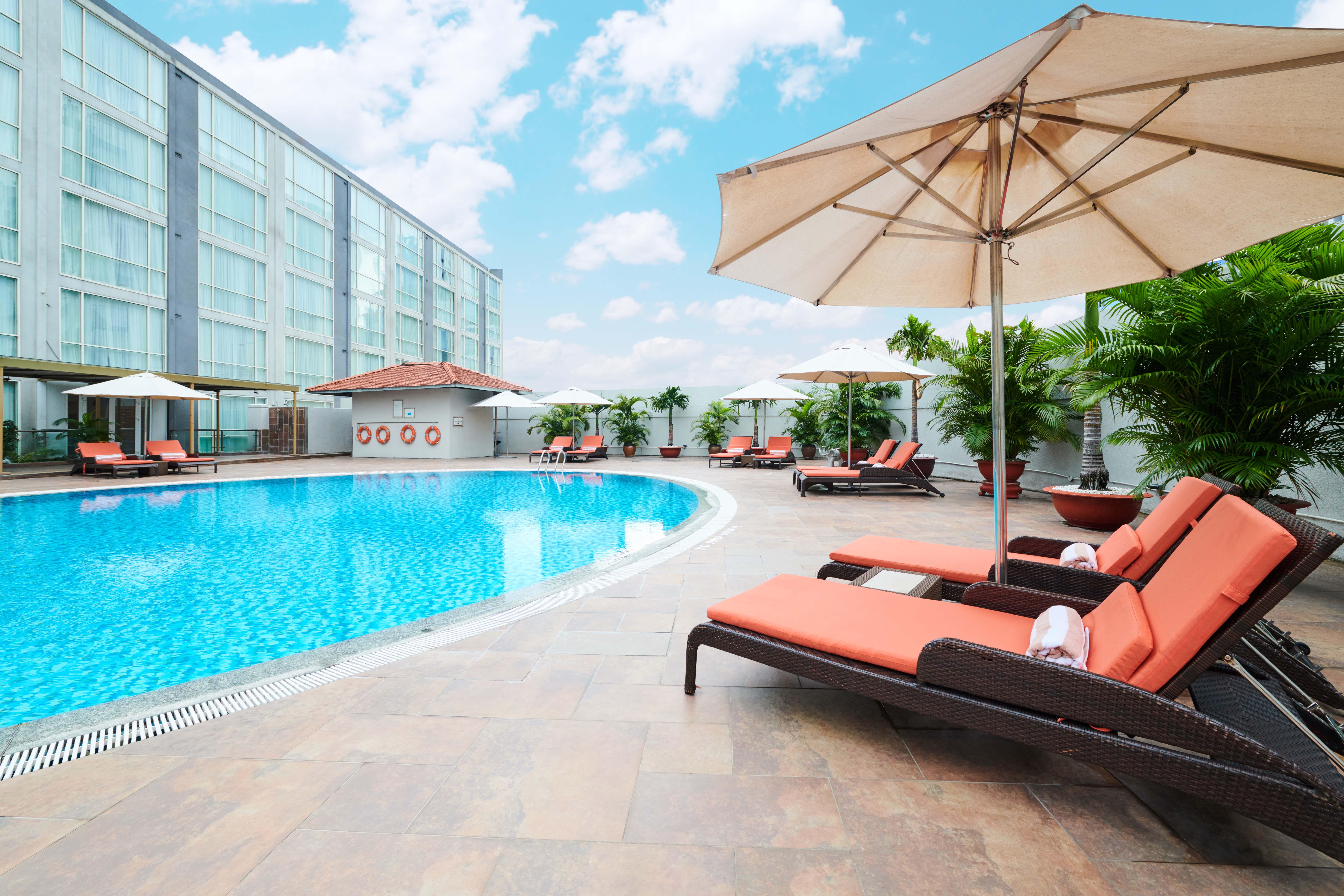 Eastin Grand Hotel Saigon Πόλη Χο Τσι Μινχ Εξωτερικό φωτογραφία The pool at the hotel